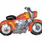 Snarly Motorcycle Balloon (45 Inch Mylar) Pkg/1