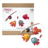 Tolo Bio Funtime Fishing Set | Eco-Friendly Bath Toy for Toddlers | Magnetic Fishing Rod, 3 Bubble-Blowing Fish, Worm | Skill-Building Water Play |