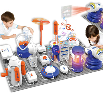 Science STEM Kits for Kids, Electronics Exploration Kit, 66 Pcs DIY Circuit Parts, Over 1200 Projects, STEM Educational Toy Gifts for Kids Boys Girls
