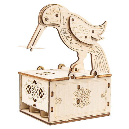 3D Wooden Puzzles for Adults,Wooden Toothpick for Child and Adult,Model Building Kit,Educational Brain Teaser,Unique Gift for Kids and Friends on