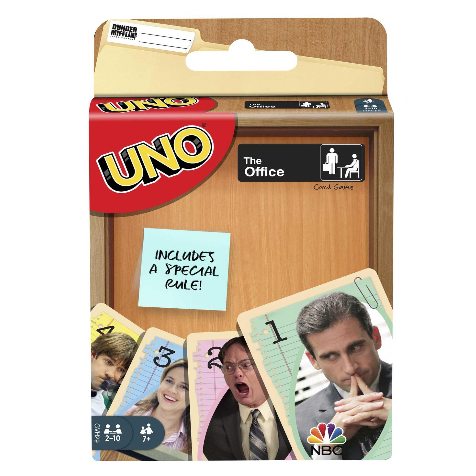 Mattel UNO The Office - Juego de Cartas con 112 Tarjetas e Instrucciones, Regalo para Nios, Adultos o Noche de Juego Familiar, Edad Recomendada: 7+