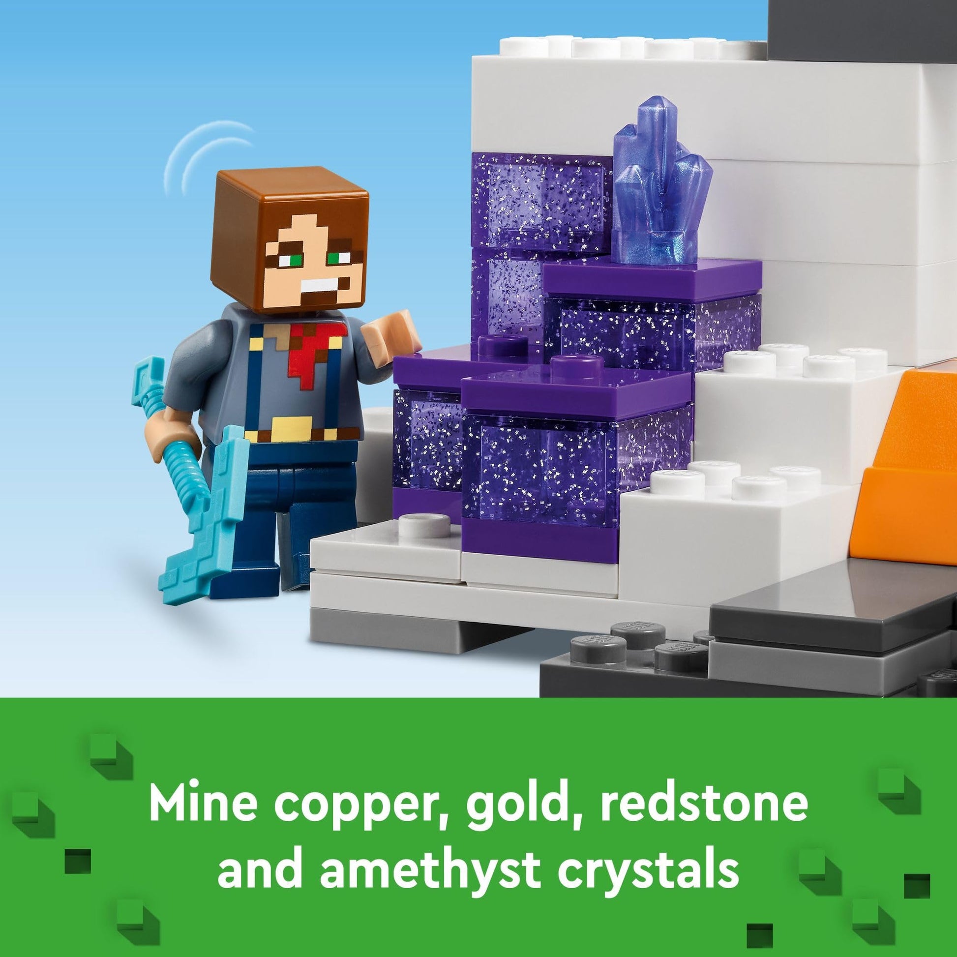 LEGO Minecraft The Badlands Mineshaft - Building Toys for Boys & Girls, Ages 8+ - Video Game Toy for Kids - W/Minecraft Minifigures - Gift