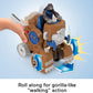 Fisher-Price Imaginext Preschool Toy Monkey Catapult Poseable Figure Set with Launching Action for Pretend Play Ages 3+ Years