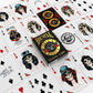 Bicycle Guns N' Roses Playing Cards, Features Iconic Guns N' Roses Band Designs, Black and Gold, 1 Deck