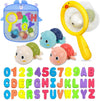 Bath Toys Kids Age 1-3 - Foam Bath Letters And Numbers Abc Alphabet Learning Toys Bathtub Toys Toddlers 2-4 Water Pool Shower Tub Toy Babies Infant