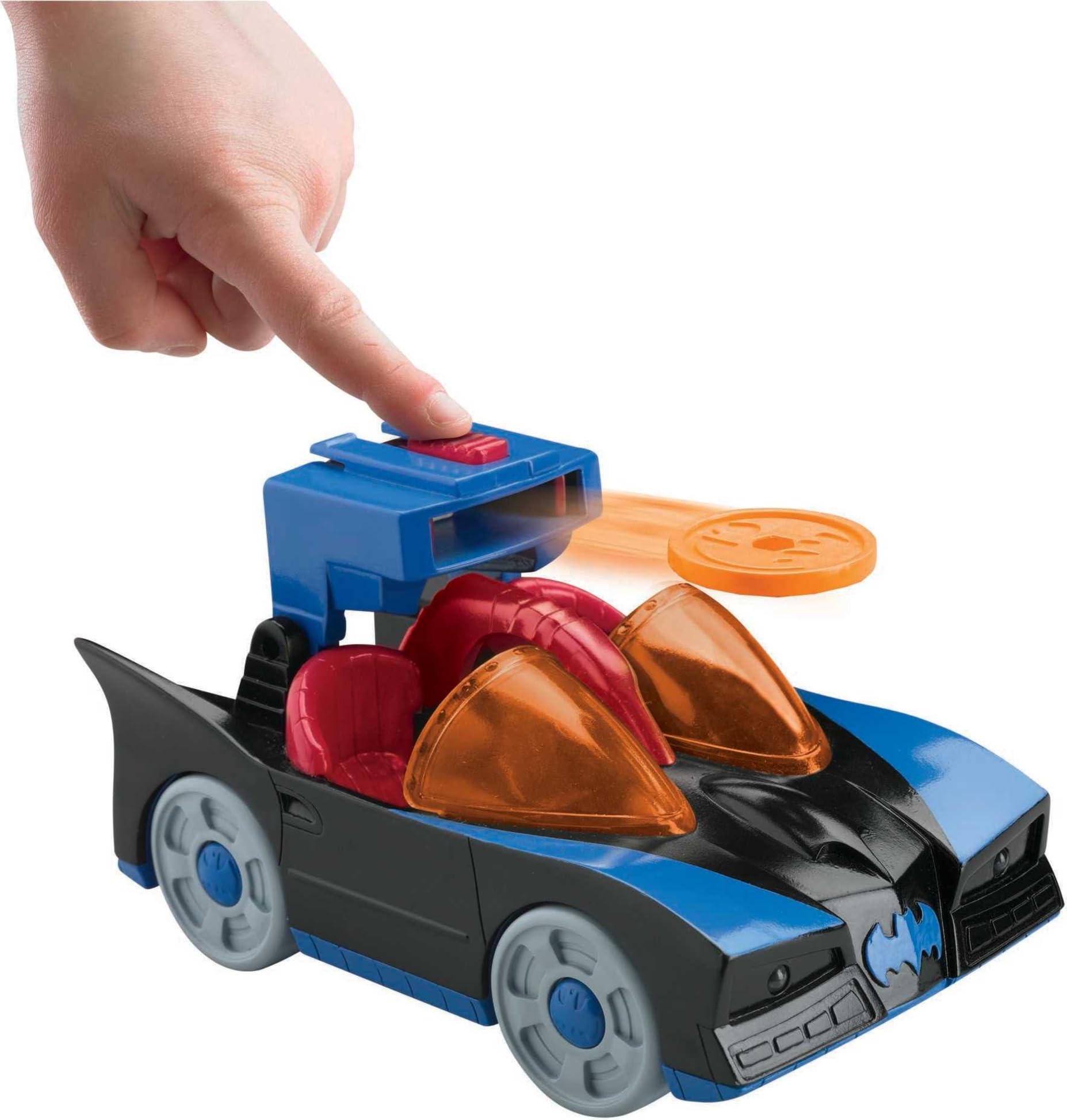 Fisher-Price Imaginext DC Super Friends Preschool Toy Batman Batmobile & Cycle Vehicle Set, 2 Figures, for Pretend Play Kids Ages 3+ Years