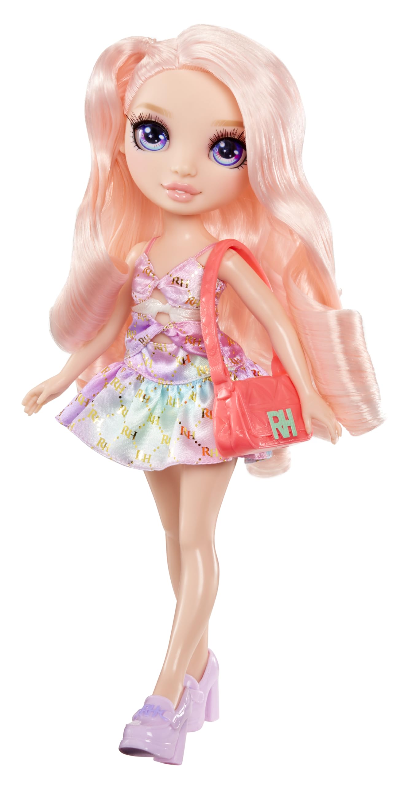 Rainbow High My Fashion Style Bella, Pink 11" Fashion Doll with Statement Outfit, Stylish Handbag, Great Toy Gift for Girls Kids Ages 4-12 Years
