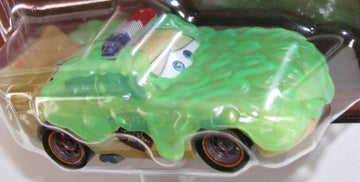 Disney Cars 2024 Diecast Metal Cars On The Road B-Movie Lightning McQueen Deputy Hazard with Slime