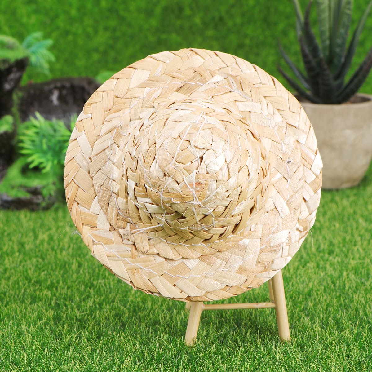 Straw Hat Mini Hat Mini Hat Mexican Hat 10pcs Mini s Craft Doll s Ornaments for DIY Craft 8cm Mexican Hats Sombrero Mini Sombrero Hats Mini Sombrero