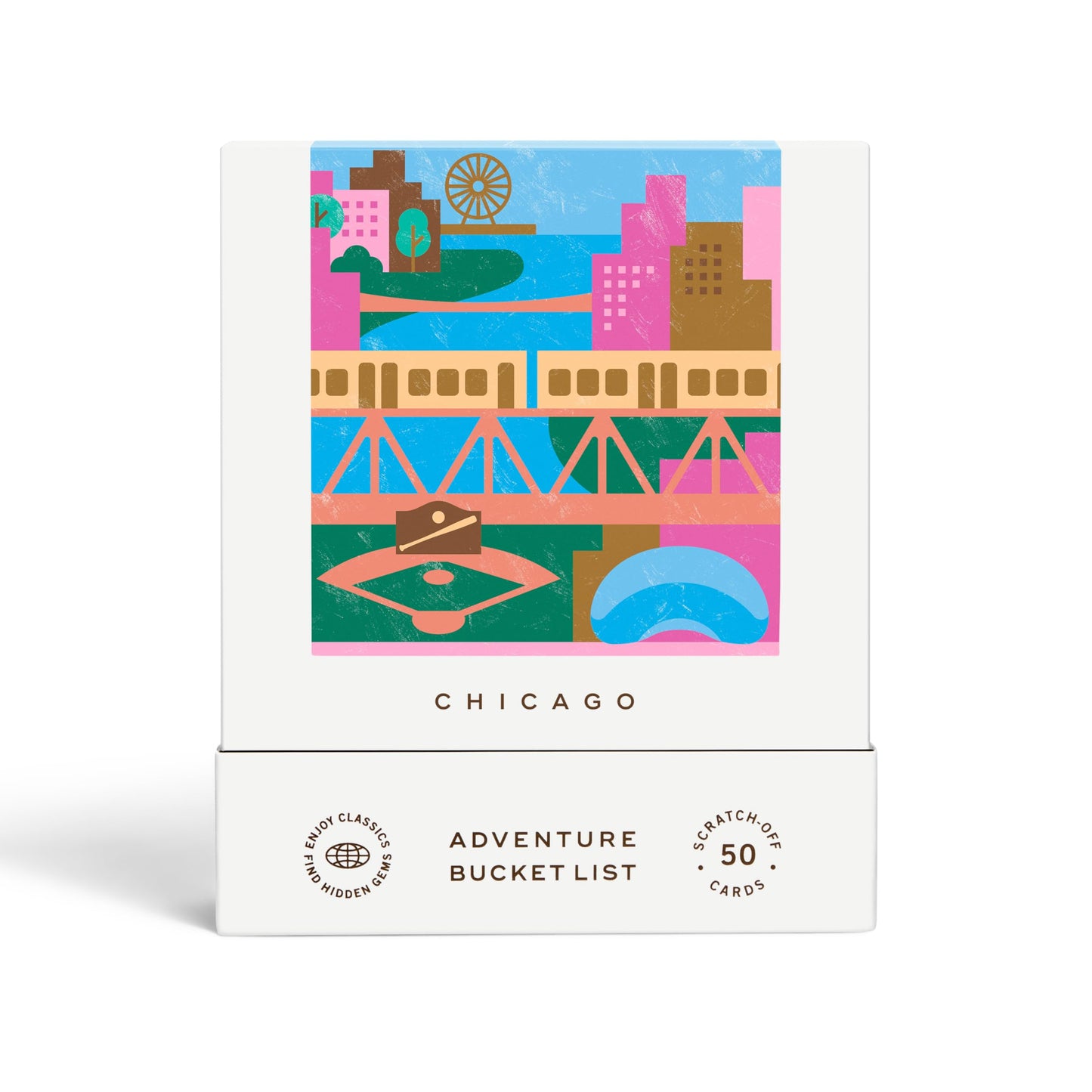 Reach International Outfitters Chicago Adventure Bucket List: 50 Scratch-Off Cards for Outdoor Activities, Tourist Attractions, and Road Trips