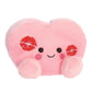 Aurora Adorable Palm Pals Kinsley Kisses Heart Stuffed Animal - Pocket-Sized Play - Collectable Fun - Pink 5 Inches