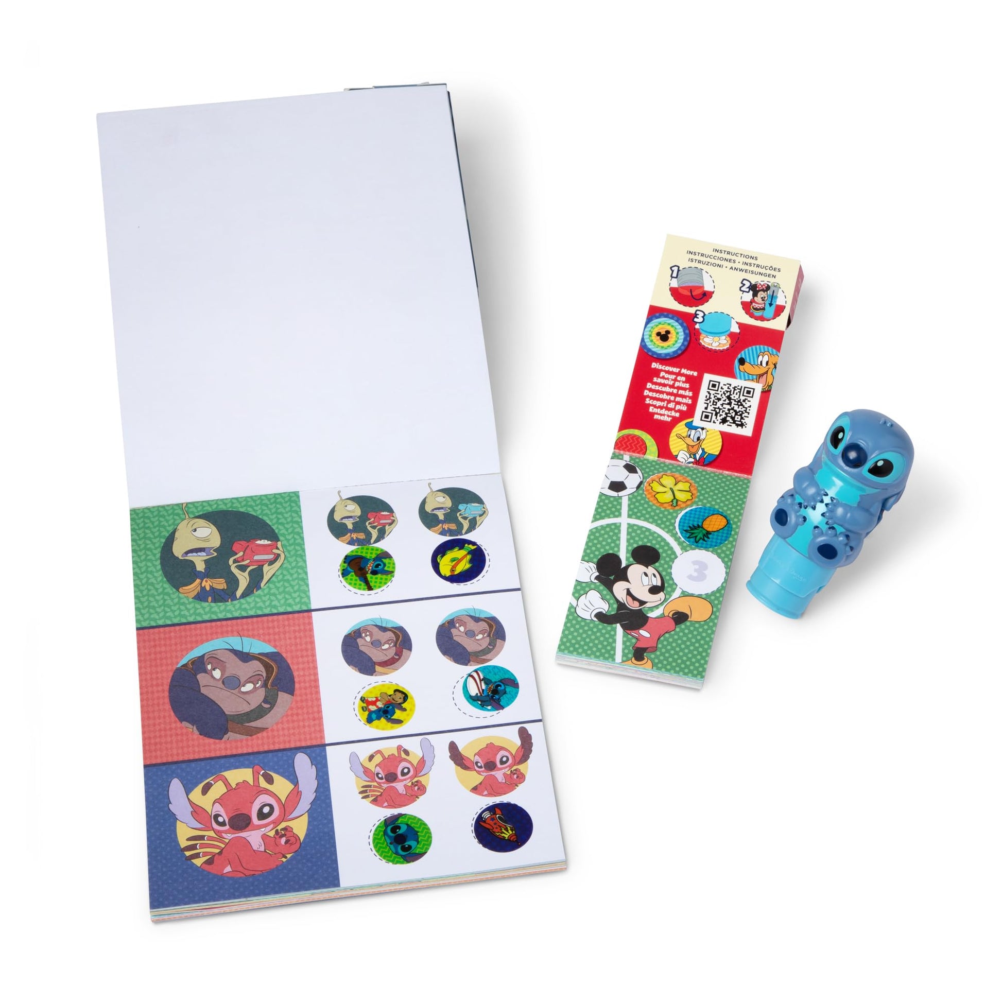 Melissa & Doug Sticker Wow! Disney Stitch Stamper & Activity Pad Set