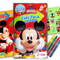 Disney Mickey and Minnie Mouse Party Favor Set Bundle for Kids - 8 Play Packs with Mini Coloring Books, Stickers for Boys and Girls Birthday Party