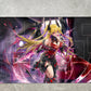 New ZCYWXW Playmats Lacrima The Scarlet Sorrow TCG CCG Trading Card Game Mat with Zones & One Bag(ZC056-C)