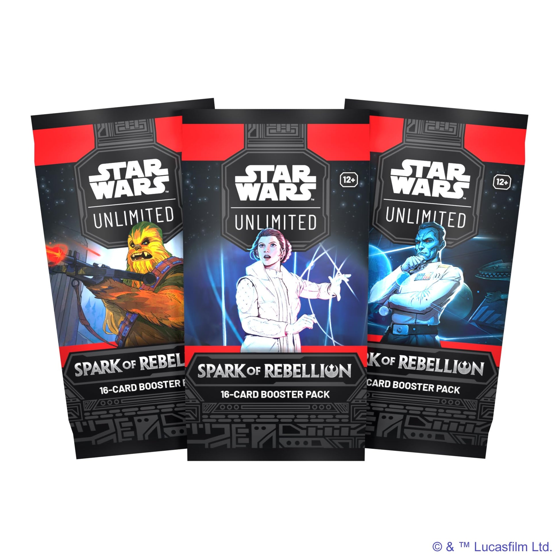 Star Wars: Unlimited TCG Spark of Rebellion Booster Pack - Fast-Paced Trading Card Game for Kids and Adults, Ages 12+, 2+ Players, 20 Minute Playtime