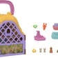 Mattel Disney Wish Micro Figure & Doll House Playset, Star & Valentino of Rosas Portable Set with Valentino the Goat & Star Figures & 10 Accessories,