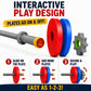 WOD Toys® Barbell Mini - Adjustable Kids Barbell Toy Weight Set for Kid Fitness, Weightlifting and Power lifting - Safe, Durable Kid's Gym Workout