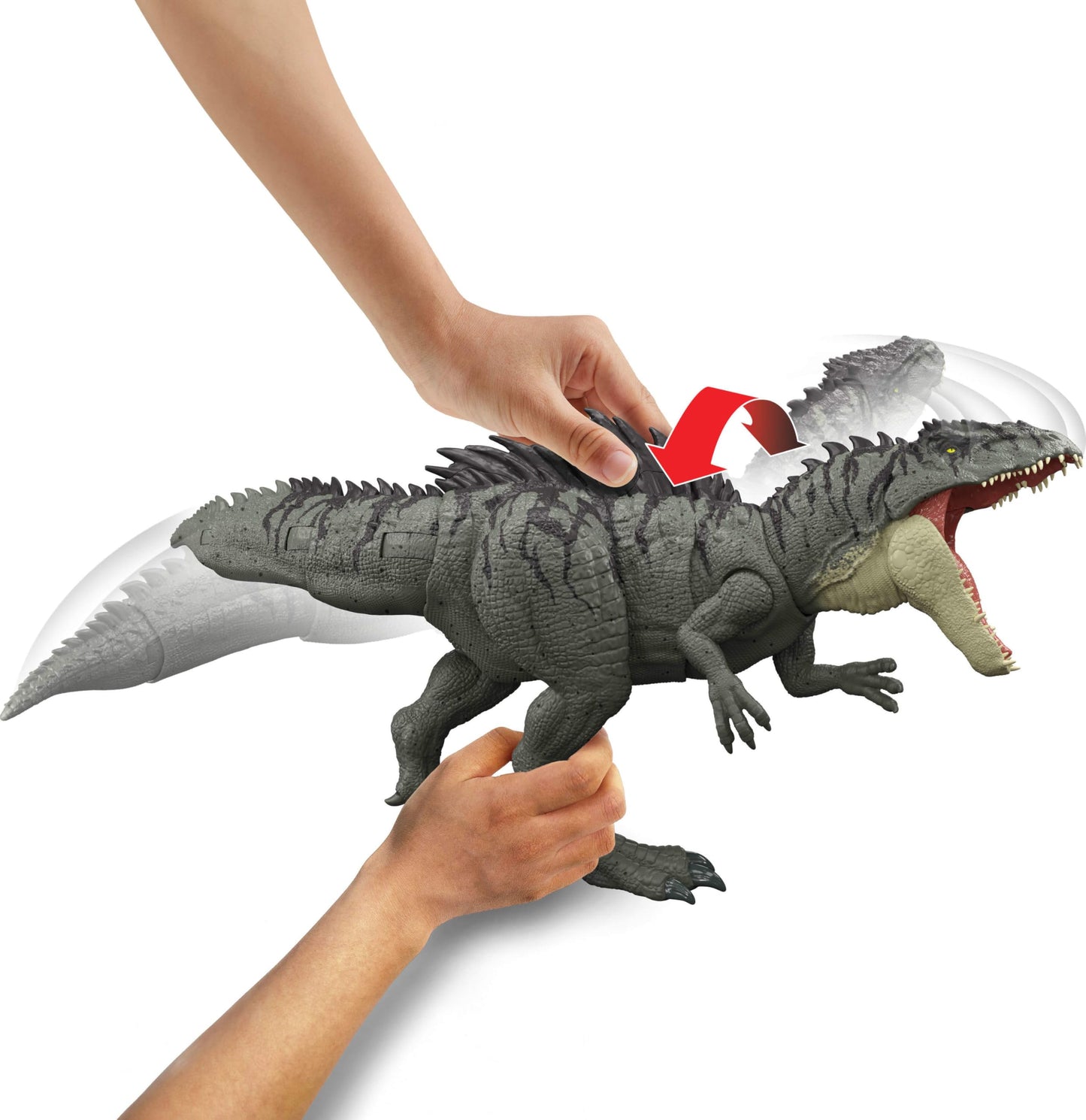 Mattel Jurassic World Colossal Chomp Giganotosaurus Dinosaur Figure