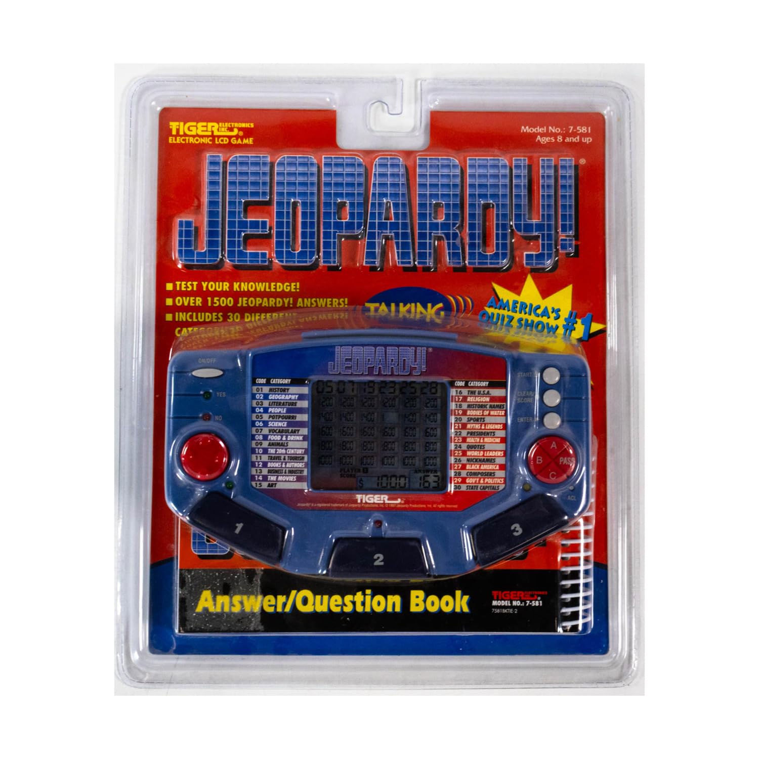 Jeopardy. Electronic LCD Game [parallel import goods]