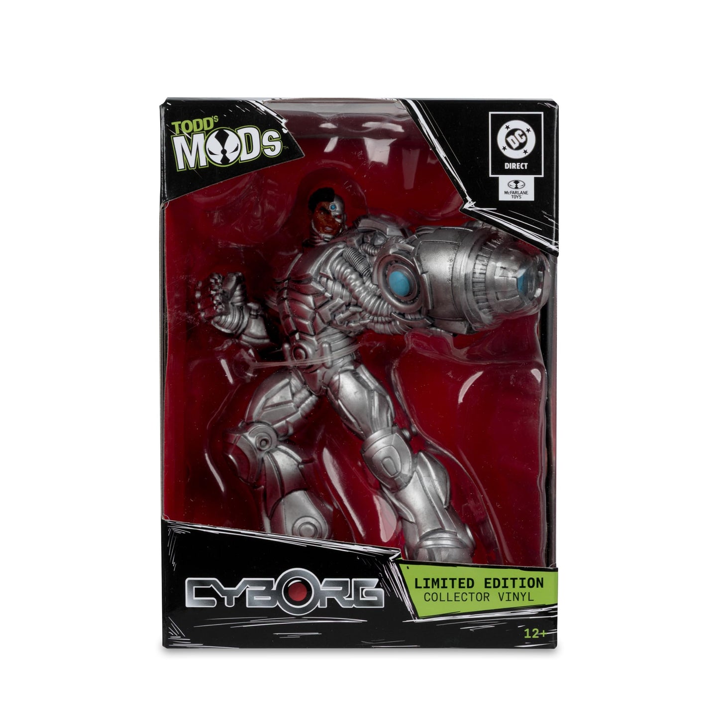 McFarlane Toys- DC Direct Cyborg Limited Edition Collector Vinyl (Todd's Mods) 4.5in Scale Posed Figure