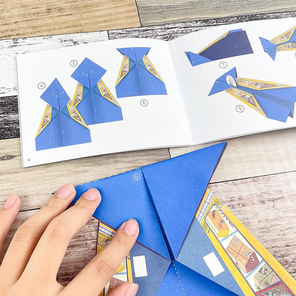 Djeco Planes Origami Paper Craft Kit - Level 3