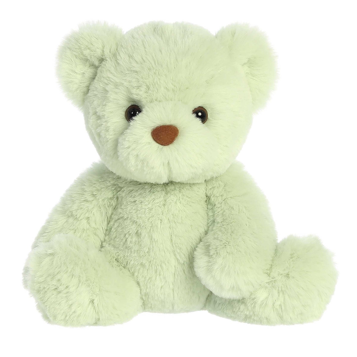 Aurora® Snuggly Bear Gelato Bear™ Stuffed Animal - Comforting Companion - Imaginative Play - Pistachio 9 Inches