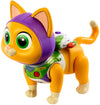 Mattel Disney and Pixar Lightyear Electronic Toy Sox, Jetpack Space Ranger Cat Robot Figure with Motion, Light & Sound, 6.7 in