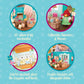 Li'l Woodzeez General Store Dollhouse Playset, 72 Pieces Storybook, Medium