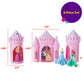 DecoSet® Disney Princess Happily Ever After Birthday Cake Topper, 6-Piece Cake Decorations, Includes Castle with Moveable Turrets, Cinderella, Ariel
