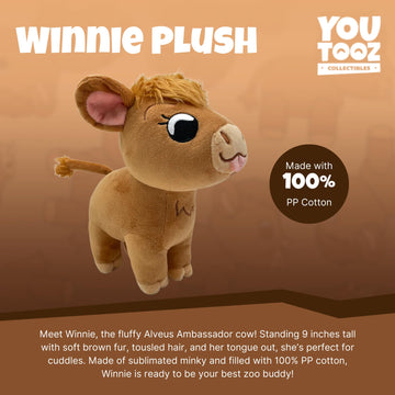 Youtooz Creators Winnie 9" Plush, Collectible Winnie from Maya Higa Creators Plush Collection