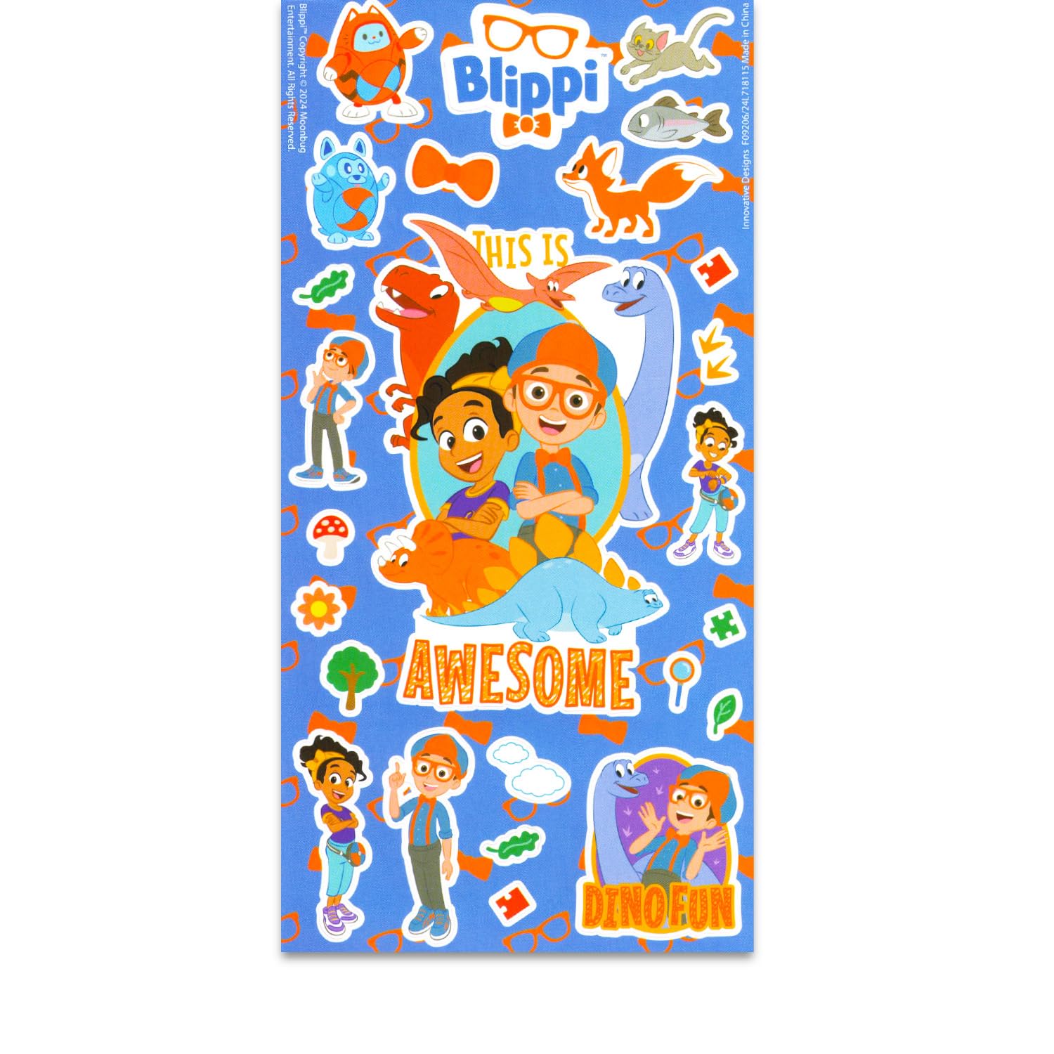 Blippi Coloring Book and Stickers Set - Giant Art Activity Book for Boys, Girls, Kids with Stickers, More | Blippi Arts and Crafts Coloring