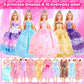 UCanaan Girl Doll and Closet Set with Doll Clothes and Accessories Items Including Fashion Dolls, Dressand Many Other Accessories (Refer Picture