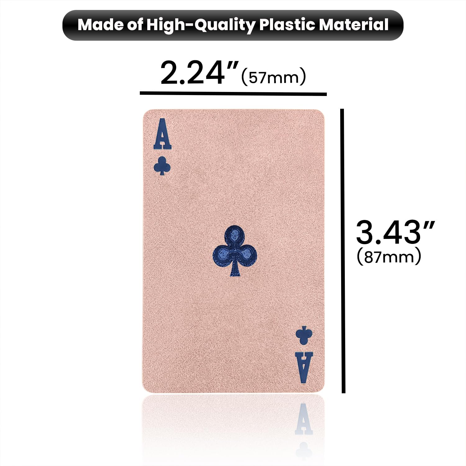Jeuristic Unique Interomix Waterproof Playing Cards - Premium Pack of Cool Plastic Playing Cards Professional Deck Fancy Themed Cute Vintage Play Card