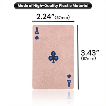 Jeuristic Unique Interomix Waterproof Playing Cards - Premium Pack of Cool Plastic Playing Cards Professional Deck Fancy Themed Cute Vintage Play Card