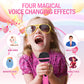 Kids Karaoke Machine with 2 Microphones Bluetooth Toddler Karaoke Speaker for Girls Boys Children Singing Machine Include Voice Changer Gift for
