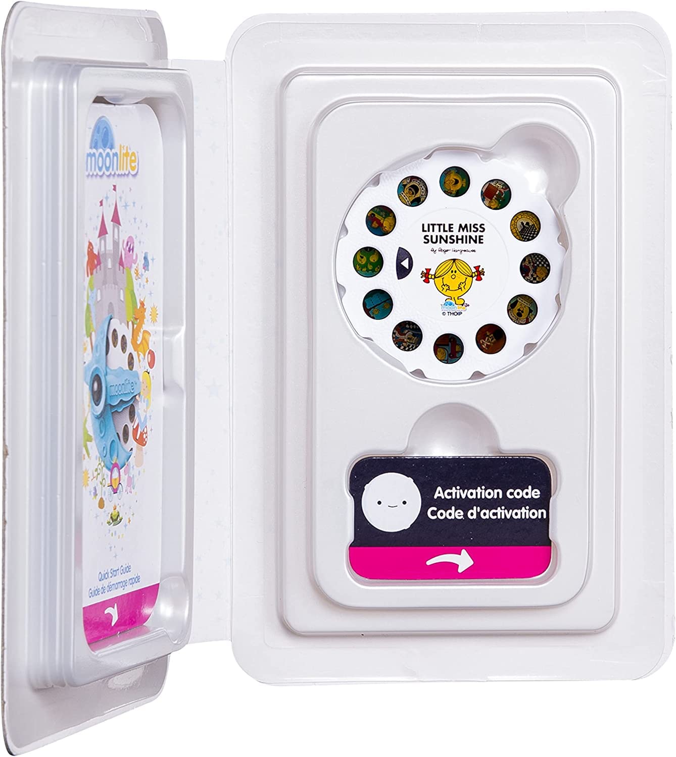 Moonlite Storybook Reels For Flashlight Projector, Kids Toddler | Little Miss Sunshine | Single Reel Pack Story for 12 Months and Up