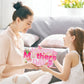 Mothers Day Decorations for Party Wooden Table Centerpieces 11.8x6.8 Inch Happy Mothers Day Decorations Sign Pink Wood Table Topper for Home Kitchen
