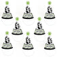 Big Dot of Happiness Party Like a Panda Bear - Cone Happy Birthday Party Hats for Kids and Adults - Set of 8 (Standard Size)