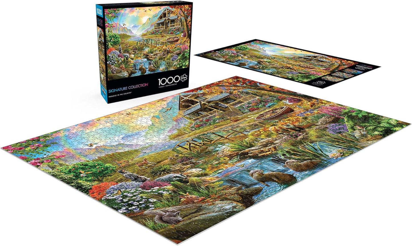 Buffalo Games Adrian Chesterman, Paradise in the Country, 1000 Piece Puzzle