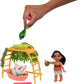 Mattel Disney Moana 2 Simea & Pua Bathtime Fun Playset with Fashion Doll, Animal Friend, Tub & 10+ Accessories, Toys Inspired by the Movie