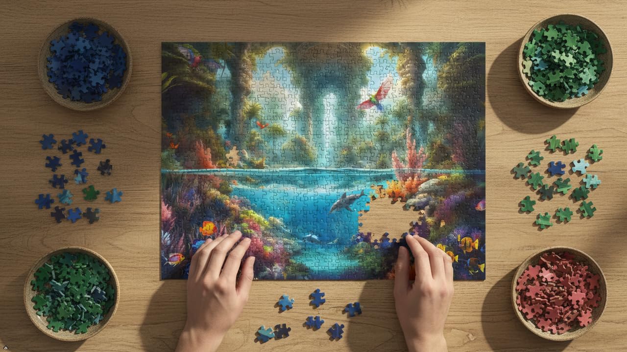 Buffalo Games - Palace Gardens - 1000 Piece Jigsaw Puzzle for Adults