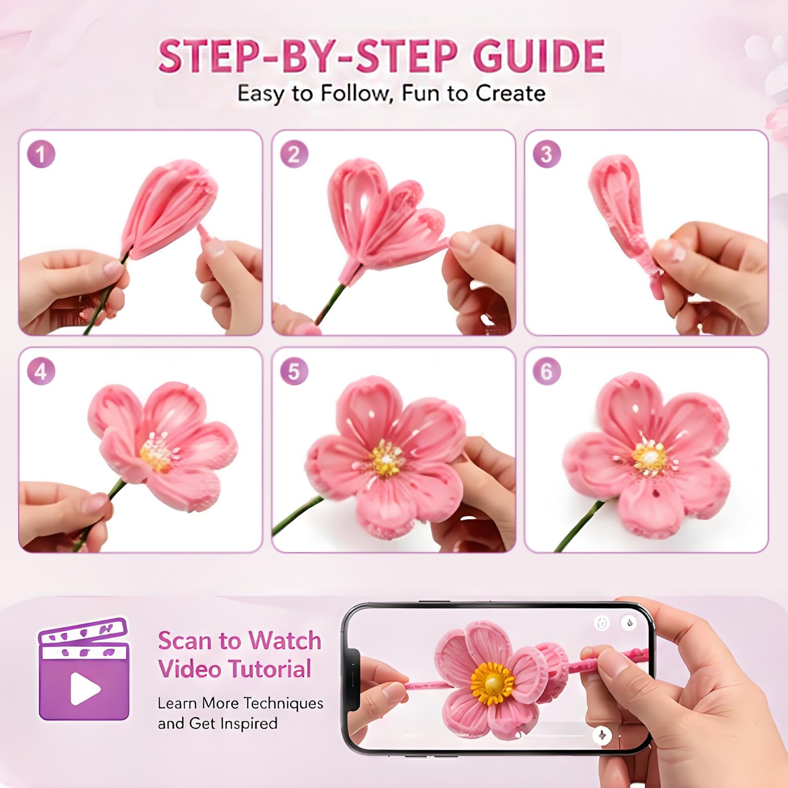 600 Pcs Pipe Cleaners Craft Kit, 12 Colors Pipe Cleaners Bulk for DIY Crafts, Beginner-Friendly Chenille Stems with Video Tutorial, Complete Pipe