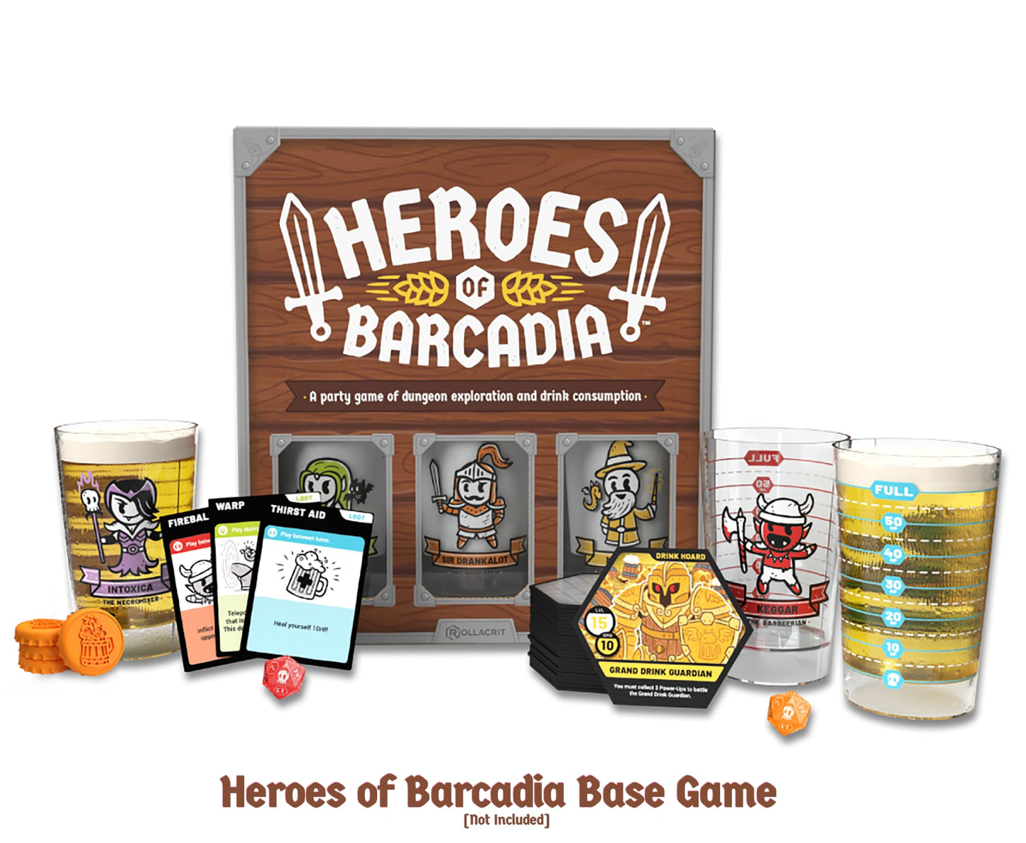 HEROES OF BARCADIA Rollacrit Party Pack Expansion