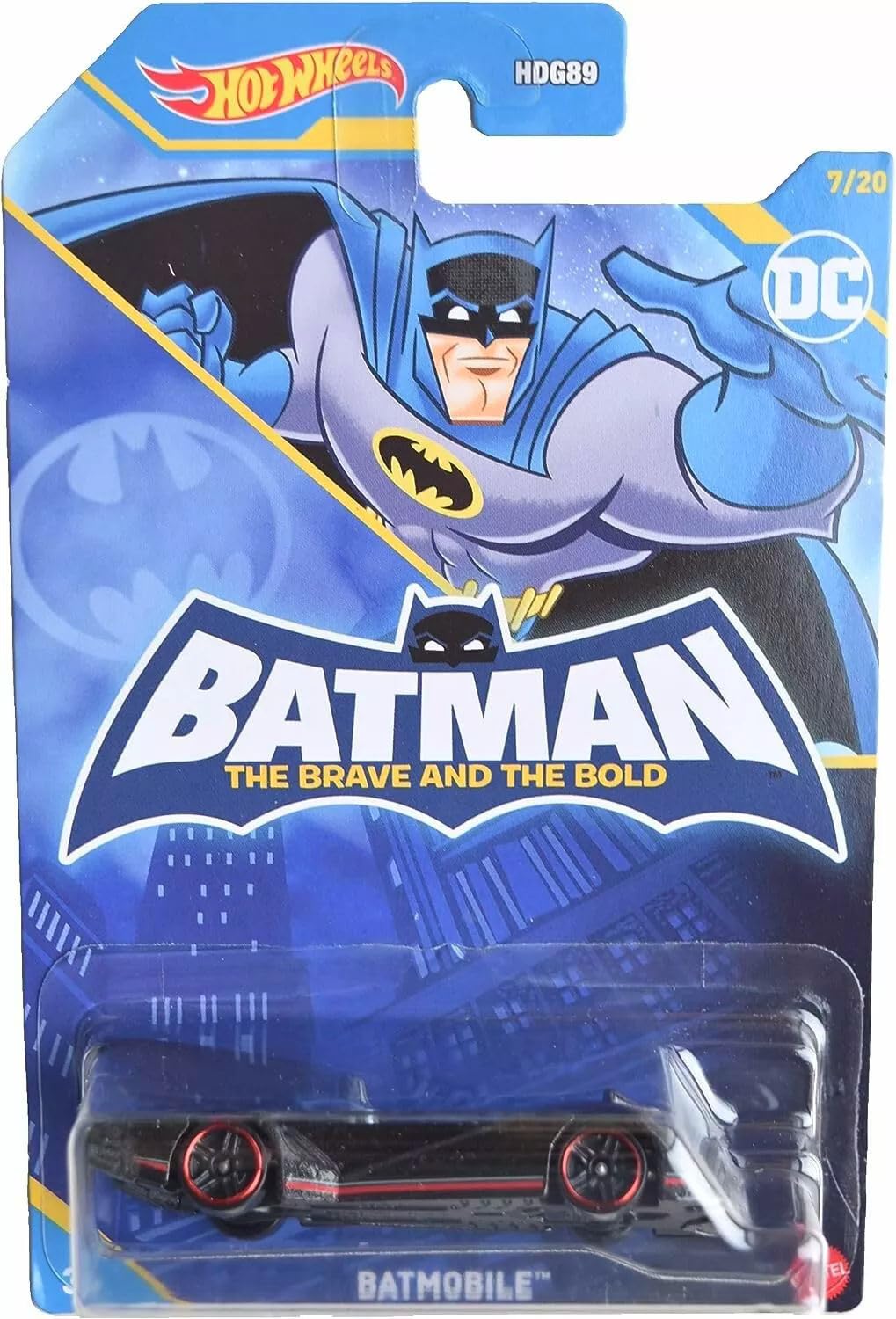Hot Wheels Batman 2023 Batmobile Complete Set of 5 Diecast Vehicles Mix 2 from HDG89-956F Release, Gray, Black, Navy, Red