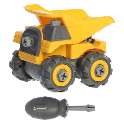 Aurora® Toys Versatile Wheatley™ Take-A-Part Dump Truck Toy - Used to Create Exciting Storylines - for Play Time, Creative Kids and Parents - Yellow