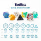 FanRoll Mystery Misfit Resin Polyhedral Dice Set, 7 Dice