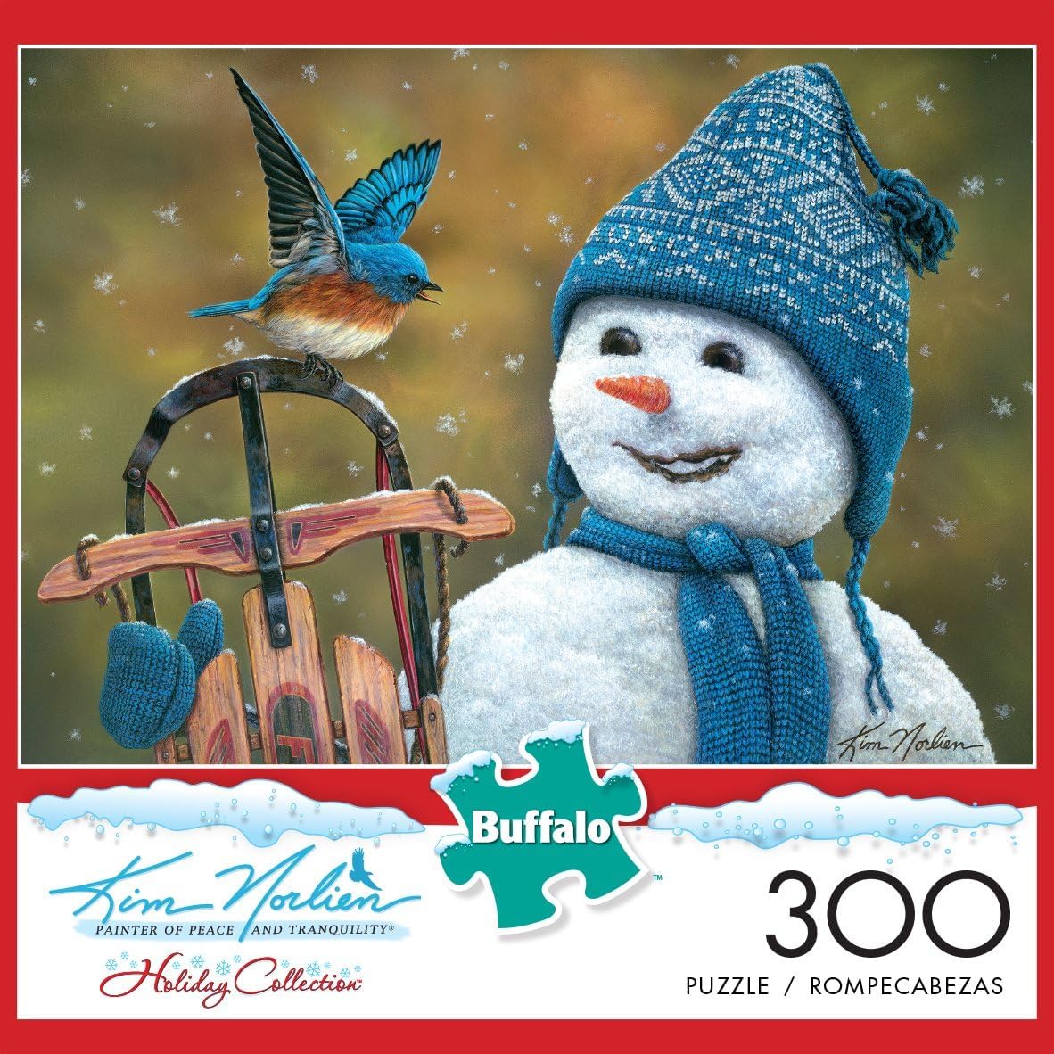 Buffalo Games - Snow Brother - 300 Large Piece Jigsaw Puzzle for Adults