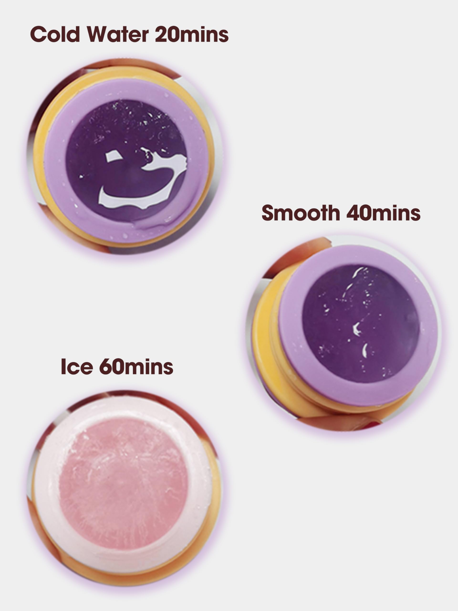 Smily Mia Ice Cream Cone Baby Teething Toys, Water-Filled Freezable Teether for Babies&Infants, Teething Relief for 0-18 Months, Not-Too-Cold-to-Hold