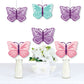 Big Dot of Happiness Beautiful Butterfly - Decorations DIY Floral Baby Shower or Birthday Essentials - Set of 20