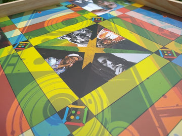 Jamaican Ludo Reggae Legends Edition v2.0 | 24in x 24in Board Game | Family Game Night Activity | Fun Easy Multi-Player Entertainment